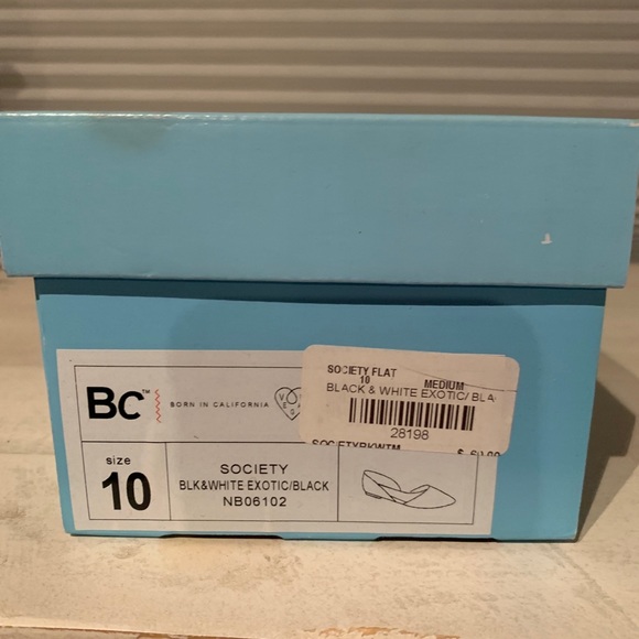 New In Box BC Vegan Leather “Society” Ballet Flats - Picture 6 of 7